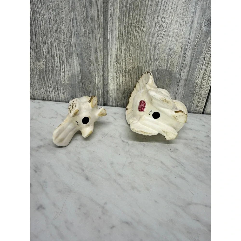 Vintage Lefton Turkey Salt and Pepper Shakers Set 1241 Japan Thanksgiving Decor